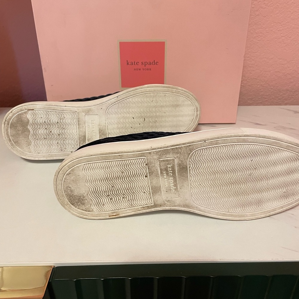 Kate Spade Blue Velvet Shoes. Like New, Box included. - Picture 5 of 5